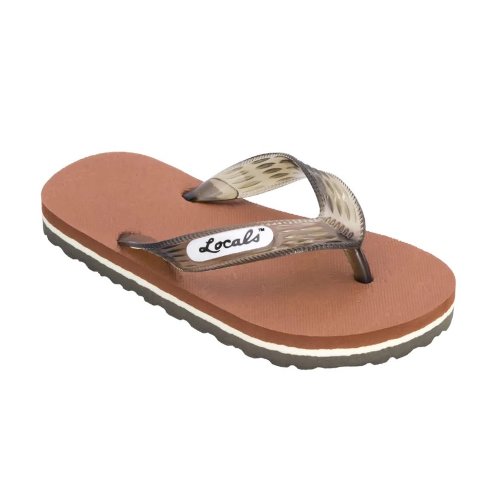 Locals Kids Brown Slippa